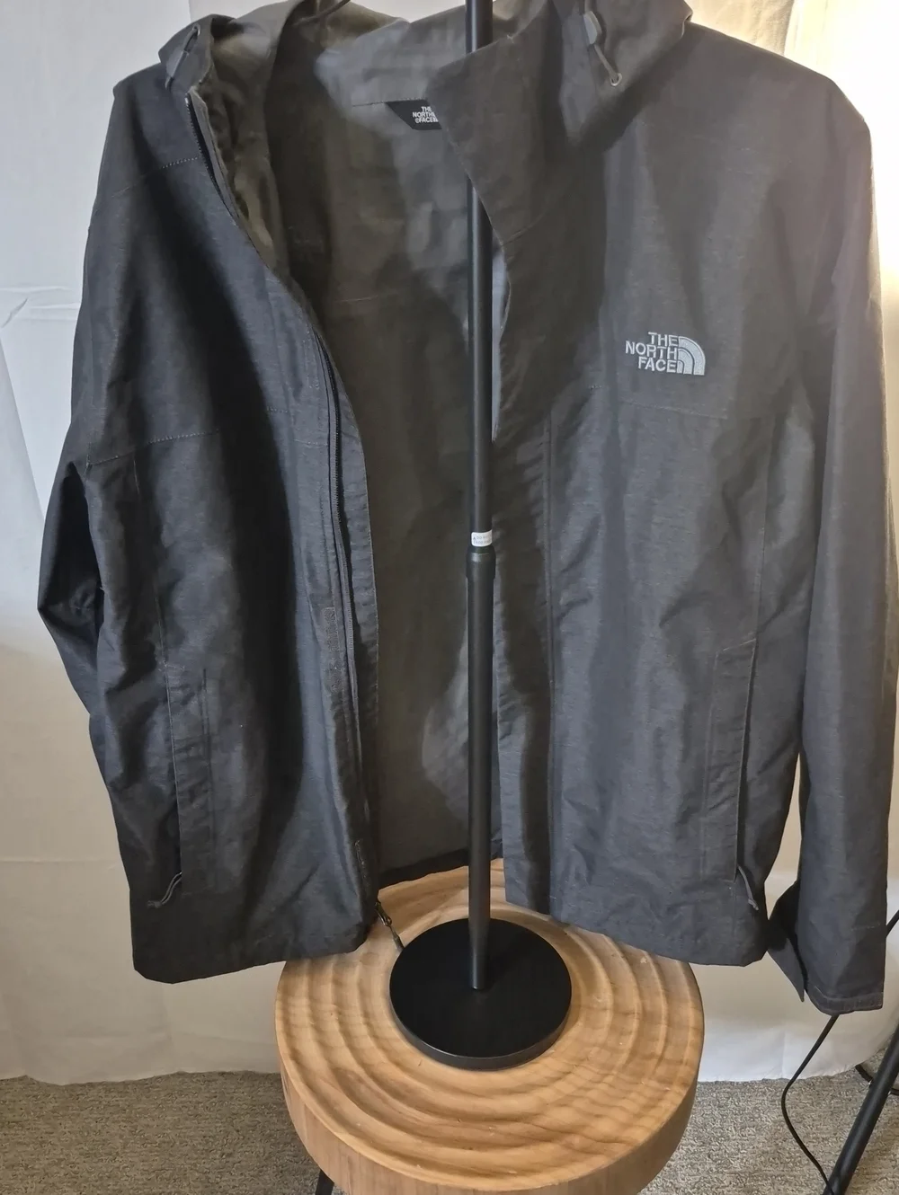 The North Face Men’s Black Waterproof Hooded Jacket